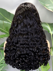 FH 300% 5x5 Glueless <b>Human</b> Hair <b>Wig</b> with Curly Baby Hair Lace Front Natural Wave Raw <b>Human</b> Hair - Product Image 4