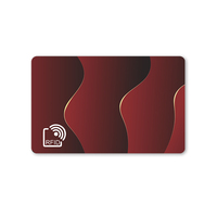Carte NFC intelligente personnalisée ISO 14443 a RFID NTAG 216 Cartes de visite NFC en PVC