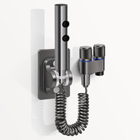 Robinet d'angle en acier inoxydable haute pression pour toilettes, pistolet de pulvérisation, robinet un entrée deux sorties pour usage domestique en salle de bain
