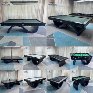 WANYAJU - Mesa de Juego Multifuncional Personalizada con Diseño Moderno, Mesa de <span class=keywords><strong>Billar</strong></span>, Futbolín y Air Hockey - Product Image 6
