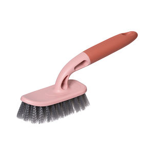 แปรงทำความสะอาดด้ามยาวแบบพกพาพร้อมขนแปรงไนลอนและด้ามจับพลาสติกสำหรับใช้ในครัวเรือน - Product Image 6