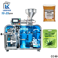 Machine d'emballage automatique rotative à 4 stations pour sachets préformés d'huile de graines de chanvre, d'huile comestible et de liquides – Équipement d'emballage en sachet