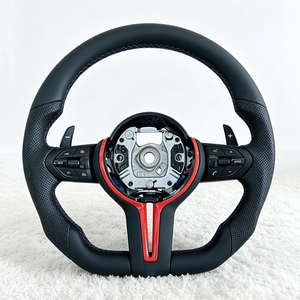 Volante Deportivo de Cuero para <span class=keywords><strong>BMW</strong></span> F10 F30 F20 F31 F36 M X3 X4 X5 M3 M5 M6 F01 F02 F06 F07 F11 F12 F14 F15 F16 F22 F31 E71 E90 - Product Image 1