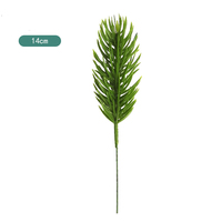 Vente en gros de brins d'aiguilles de pin artificielles en PE pour Noël, personnalisables en taille, décoration de sapin de Noël pour cadeau de fête