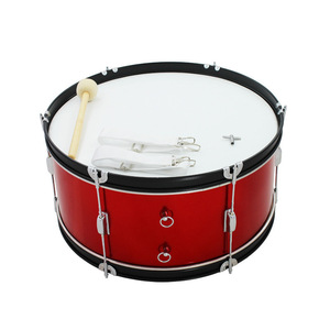 Big Drum School Students Populariser Instruments de musique <span class=keywords><strong>Band</strong></span> <span class=keywords><strong>Marching</strong></span> Waist Drum Gongs Tambours Têtes de peau de vache Bois d'érable - Product Image 1