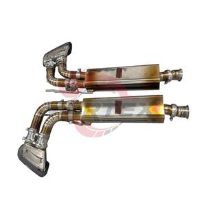 Système d'échappement Catback en alliage de titane poli miroir bleu brûlé haute performance Vortex 1,2 mm pour Mercedes-Benz W465 G63 24 - Product Image 6