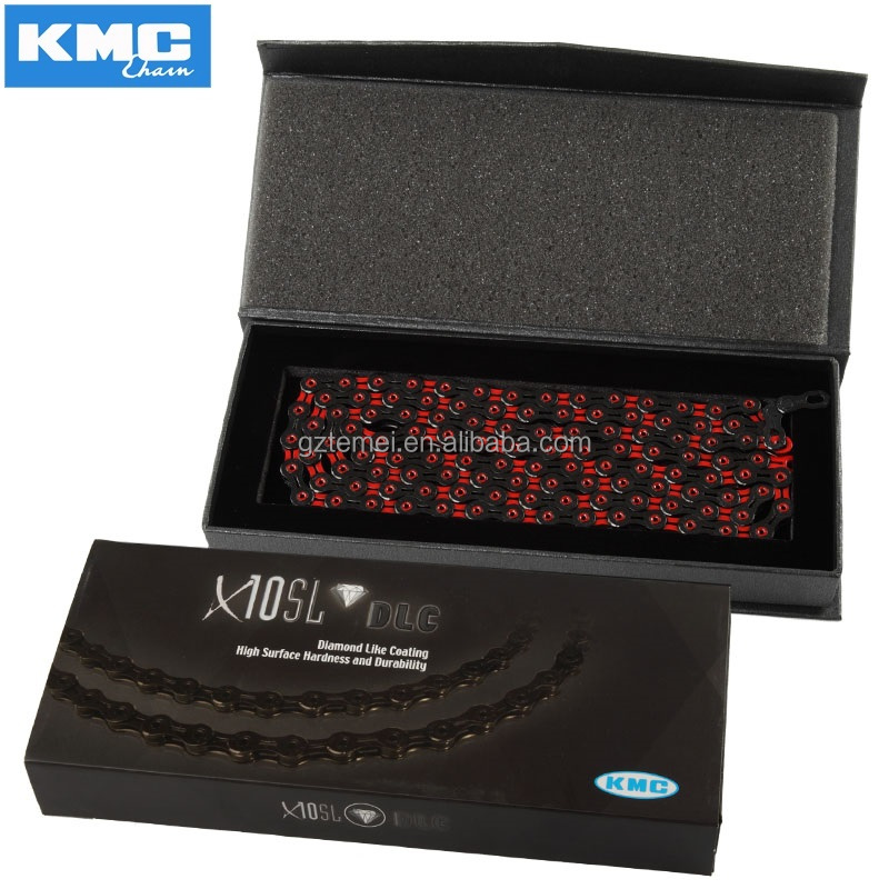 KMC 10 скоростей шоссейные велосипеды цепи X10SL переключатель системы High-end инструмент для демонтажа цепи велосипеда MTB Diamond как покрытие 10 скорость цепи