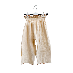 Pantalones Infantiles Bonitos, Pantalones de Bebé para Primavera y Otoño, Pantalones de Crepé <span class=keywords><strong>Jenner</strong></span> para Niños, Pantalones Cómodos de Pierna Ancha para Niñas, Ropa para Niñas - Product Image 2