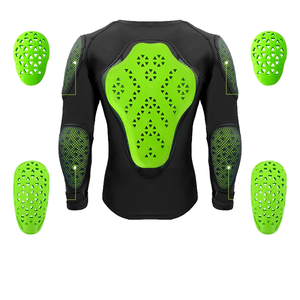 OSR jaket olahraga tahan air bernapas, perlengkapan pelindung punggung elastis bahan karet alami tahan benturan - Product Image 1