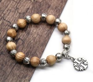 Religious Jewelry Virgin Pendant Rosary <b>Bracelets</b> Elastic Plastic Pearl <b>Beads</b> Strand <b>Bracelet</b> Sapphirine Blue Pearl <b>Bracelet</b> - Product Image 4