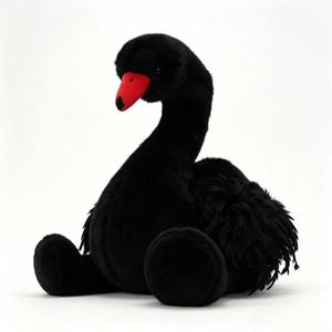 Peluche de cisne personalizado, peluche de cisne negro, peluche de cisne, peluche de aves acuáticas - Product Image 2