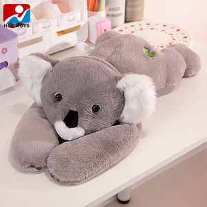 Almohada de Felpa Corta Súper Suave de 60 cm con Relleno de Algodón PP, Diseño de Muñeco Animal Adorable, 4 Opciones para Dormir para Niños - Product Image 2