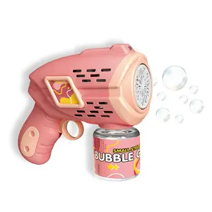 Kids outdoor play bubble gun toy electric bubble gun machine