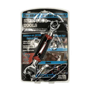 Jeu de clés à douille universelles 52 en 1 avec clé à double extrémité Construction en acier au carbone douilles multi-tailles entretien de réparation de voiture - Product Image 4