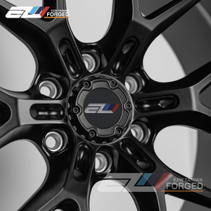 ล้อฟอร์จชิ้นเดียวแบบกำหนดเอง 5x120/5x114.3 PVD สีดำด้าน/เงา อลูมิเนียม ดีไซน์เว้า 4 ชิ้น สำหรับรถยนต์นั่งส่วนบุคคล EZW ใหม่ - Product Image 2