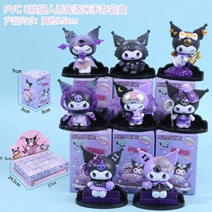 Figurine Anime Créative Sanrio Kuromi en Plastique Japonais, Emballage Original, Cadeau Surprise pour Enfant, Boîte Mystère de Collection <span class=keywords><strong>My</strong></span> <span class=keywords><strong>Melody</strong></span> - Product Image 2