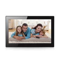 Nuevo Marco de Fotos Digital de 21.5 Pulgadas Full HD 1080P con Pantalla Táctil, Video y MP3/MP4, Plástico ABS