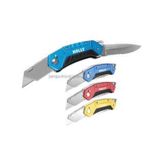 Couteau utilitaire pliable 2 en 1 <span class=keywords><strong>de</strong></span> qualité supérieure avec <span class=keywords><strong>lame</strong></span> sport duel Petit couteau <span class=keywords><strong>de</strong></span> poche compact et pliable Couteau <span class=keywords><strong>de</strong></span> sécurité verrouillable - Product Image 1