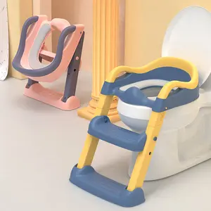 Tampa de assento do toalete portátil do bebê Crianças Treinamento do toalete Potty Com Step Stool Escada Atacado Baby Potty Training Toilet