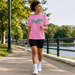 Camiseta de Algodón de Calidad con Diseño de Logotipo del Símbolo Alpha de la Hermandad Rosa Verde, para Uso Diario, para Chicas Bonitas - Product Image 4