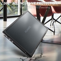 Housse d'ordinateur portable de style professionnel en matériau PC, design simple et moderne, pour Huawei MateBook D14 2021 2022 2023 14 pouces