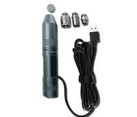 Endoscope LED miniature 10W alimenté par USB pour examens des oreilles, du nez et de la gorge des animaux domestiques avec contrôle de luminosité réglable