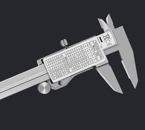 डिजिटल वर्नियर कैलिपर शासक 150/200/300 मिमी एलसीडी स्टेनलेस स्टील इलेक्ट्रॉनिक माइक्रोमीटर गेज मापने उपकरण - Product Image 2