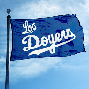 Bandera <span class=keywords><strong>de</strong></span> <span class=keywords><strong>Los</strong></span> Angeles Dodgers <span class=keywords><strong>Los</strong></span> Doyers <span class=keywords><strong>de</strong></span> 3x5 pies, Bandera <span class=keywords><strong>de</strong></span> Poliéster <span class=keywords><strong>de</strong></span> Doble Cara para Exteriores para Fanáticos del Béisbol <span class=keywords><strong>de</strong></span> la MLB, Decoración para Cuarto <span class=keywords><strong>de</strong></span> Hombre - Product Image 1