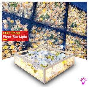 ไฟพื้นอะคริลิค 3 มิติ แบบกระจกเงา สำหรับตกแต่งงานแต่งงาน ยอดนิยมจาก SHTX สำหรับเวทีงานแต่งงาน ตัวโคมไฟเป็นแก้ว - Product Image 2