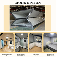 Maison modulaire portable pliable moderne facile à installer pour dortoir, appartement, atelier, bureau extérieur