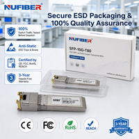 Transceiver SFP+ RJ45 Cuivre 10GBASE-T Compatible MSA, Vente Directe Usine, Livraison Rapide, Faible MOQ, Commande d'Échantillon