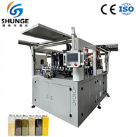 Machine de soufflage manuelle à 2 cavités pour bouteilles en PET, 380V, force de serrage 180kN, pour bouteilles en plastique à large ouverture, diamètre max. 110mm
