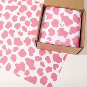 Giấy in bò màu hồng và nâu-Có thể tái chế, tùy chỉnh và hoàn hảo cho các bữa tiệc và quà tặng theo chủ đề trang trại - Product Image 4