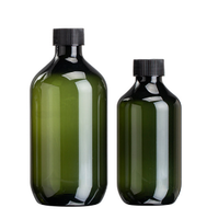 Bouteille en plastique de shampooing de revitalisant pour cheveux vide de haute qualité 400ml bouteilles en plastique PET cosmétiques rondes avec logo personnalisé