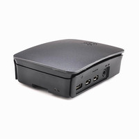 Caja de Acrílico Original Nueva para Raspberry Pi 3/4 B, Carcasa de ABS, Color Rojo, Blanco o Negro
