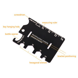 Cuchillo multifunción para minitarjeta, soporte para teléfono, abridor de botellas, multiherramienta de supervivencia - Product Image 2