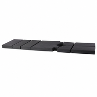 Matelas de table chirurgicale en mousse à mémoire de forme, coussin de table d'opération, housse en PU conductrice, antibactérien, sans couture, transparent aux rayons X