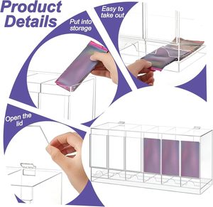 Présentoir Moderne Écologique à Six Compartiments en Acrylique, Vente Directe Usine pour Présentoir de Boîtes à Cartes - Product Image 6