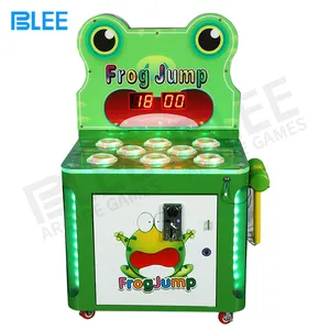 Sıcak satış Arcade bilet itfa çocuklar çılgın isabet kurbağa oyun makinesi