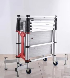 Échafaudage de construction Poteau télescopique en acier Aluminium Échafaudage Safeway Planches <span class=keywords><strong>d</strong></span>'aluminium usagées Construction à vendre - Product Image 6