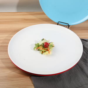 Plateau de service rond en mélamine incassable de 16 pouces pour restaurant, hôtel, buffet – Vente en gros - Product Image 3