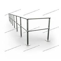 Balustrades et mains courantes d'intérieur et d'extérieur en acier inoxydable faciles à installer Plancher de bricolage pour balcon, escalier et garde-corps de parc