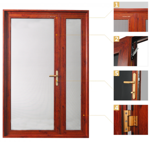 Puerta de Seguridad con Mosquitera, <span class=keywords><strong>Puertas</strong></span> <span class=keywords><strong>Abatibles</strong></span> de Aluminio - Product Image 2