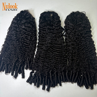 Pelucas de Cabello Humano Rizado Birmano con Densidad del 250% y 300%, Sin Pegamento, con Frente de Encaje, Venta al por Mayor, Pelucas con Frente de Encaje HD 13x4 para Mujeres Negras