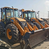 Chargeur rétrocaveuse Jcb 4cx d'occasion japonais original prêt à la vente avec bon état à vendre