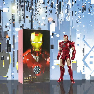 Zd Toys Iran Man Originale Autentico <span class=keywords><strong>Marvel</strong></span> Edizione 10° Anniversario Modello Mk3 Giocattolo in PVC ABS Non Luminoso 1/10 <span class=keywords><strong>Action</strong></span> Figure Articolato - Product Image 3