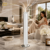 Diffuseur d'arômes intelligent à commande par application, sans eau, pour huiles essentielles, en aluminium, anti-fuite, avec batterie rechargeable