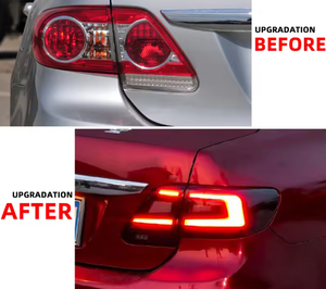 AURON 12V <b>LED</b> Rear Lamp Taillight Assembly for 2011-2013 Vehicles-New Retrofit Upgrade <b>Red</b> <b>Light</b> Guide ABS Universal Fitment - Product Image 2