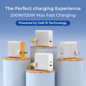 <span class=keywords><strong>Cargador</strong></span> Rápido GaN de 120W PD 3.0 OTP para el Mercado de India, Compatible con Oppo, Vivo, Supervooc, PPS, QC y Portátiles - Product Image 2