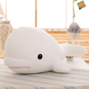 新海洋动物毛绒泡沫球白鲸毛绒玩具